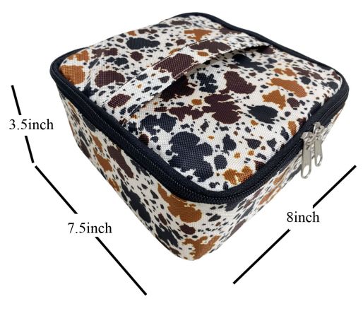 Showman Cow Print Nylon Cosmetic Case #5